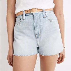 NWT Madewell Mom Jean Shorts